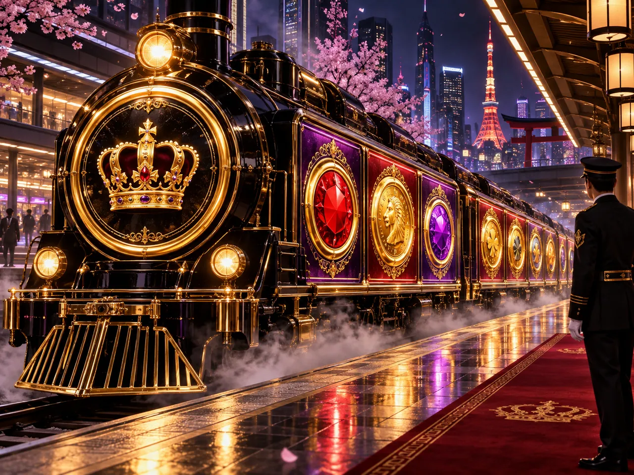 Original editorial interpretation of Royal Express: Hold and Win